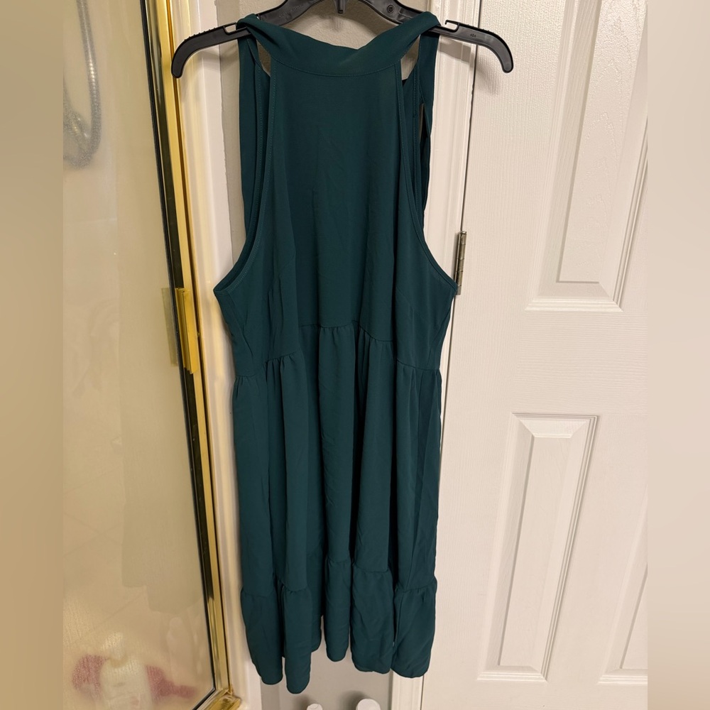 SHEIN Green Midi Dress
